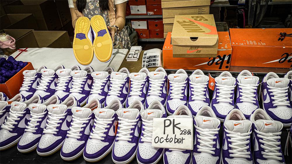 PK GOD Nike Dunk Low Pro ISO Orange Label Court Purple RETAIL MATERIALS READY TO SHIP